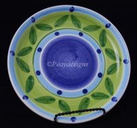 Caleca BLUE MOON Salad Plate - Made in Italy